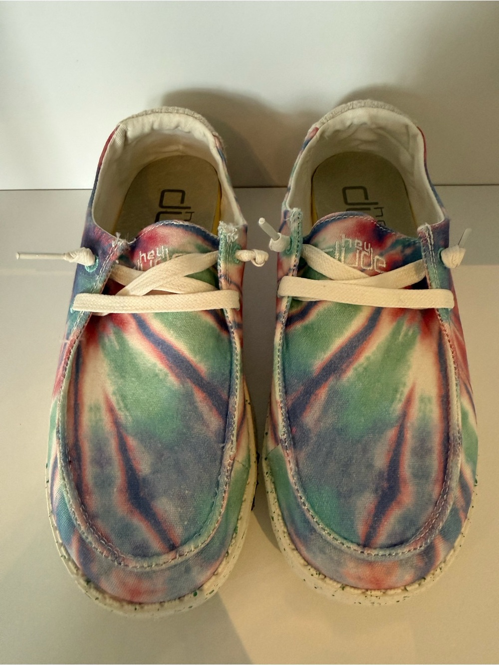 Hey Dude Wendy Rose Candy Tie Dye Shoes Women’s Size 6 NWOT